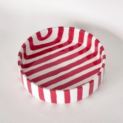skål, stripes, röd, jul, polka